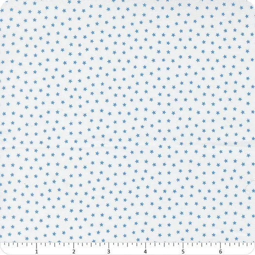 Blueprint White Blue Starlight Yardage SKU# 55337-11