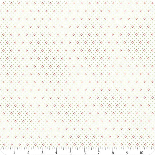 Eyelet Holly on Ivory Yardage SKU# 20488-86 Fig Tree