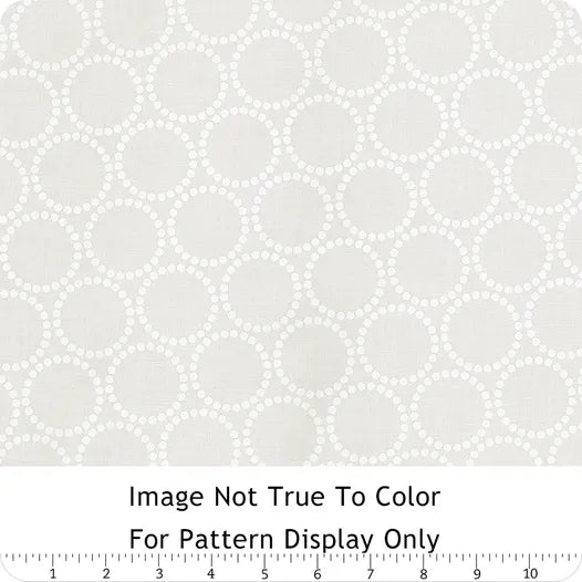 Tiny Christmas Snow on White Pearl Bracelet Yardage SKU# 37136-21