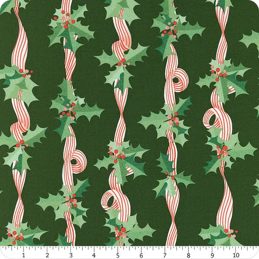 Tiny Christmas Pine Holly Yardage SKU# 37133-19