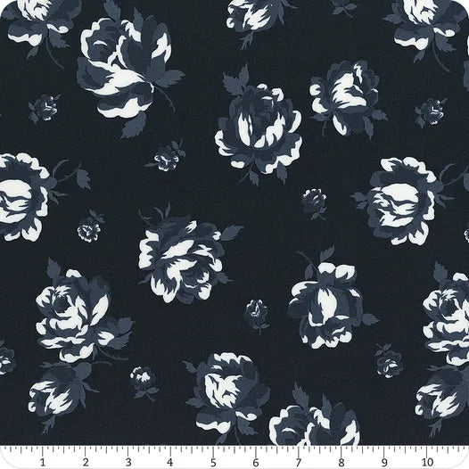 Summertime Navy Rosie Yardage SKU# 55320-20