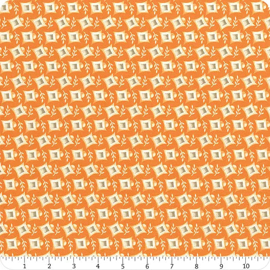 Agatha Road Pumpkin Harlequin Yardage SKU# 35414-12