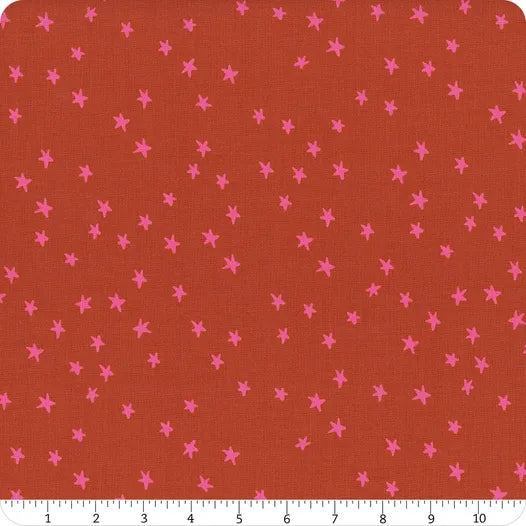 Starry Cayenne Yardage SKU# RS4109-82 by Ruby Star