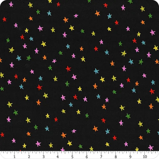 Starry Vivid Rainbow Yardage SKU# RS4109-63 by Ruby Star