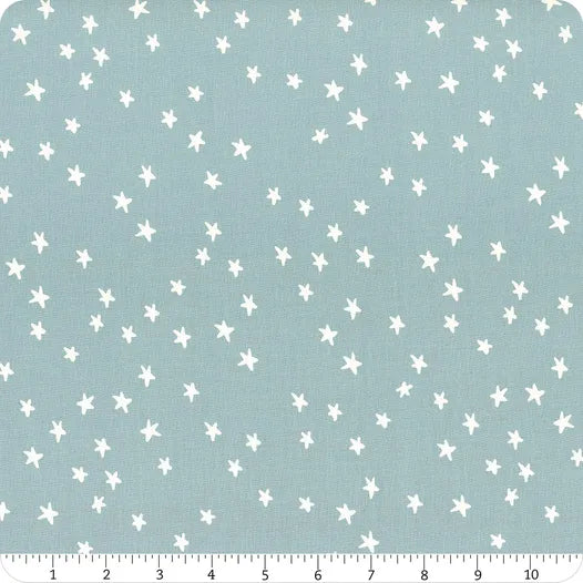 Starry Soft Blue Yardage SKU# RS4109-84 by Ruby Star