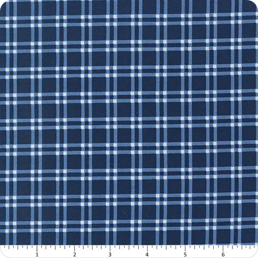 Blueprint Navy Plaid Yardage SKU# 55332-16
