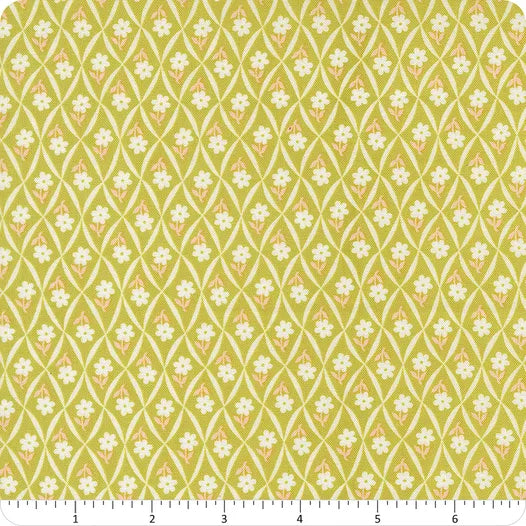 Rosie Green Apple Climbing Daisy Yardage SKU# 35426-20 Fig Tree