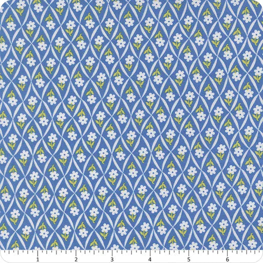 Rosie Blueberry Climbing Daisy Yardage SKU# 35426-18 Fig Tree