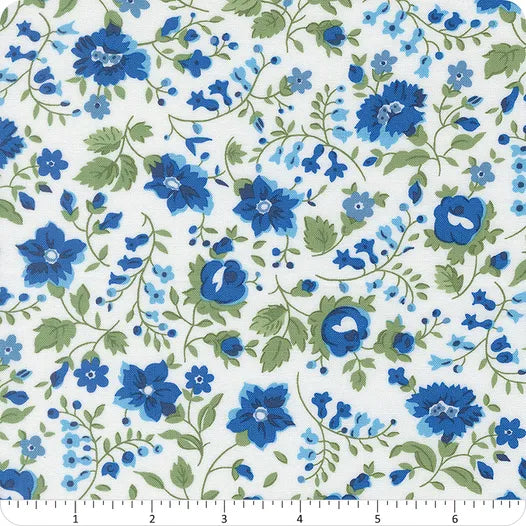 Blueprint White Multi Vineyard Yardage SKU# 55338-11
