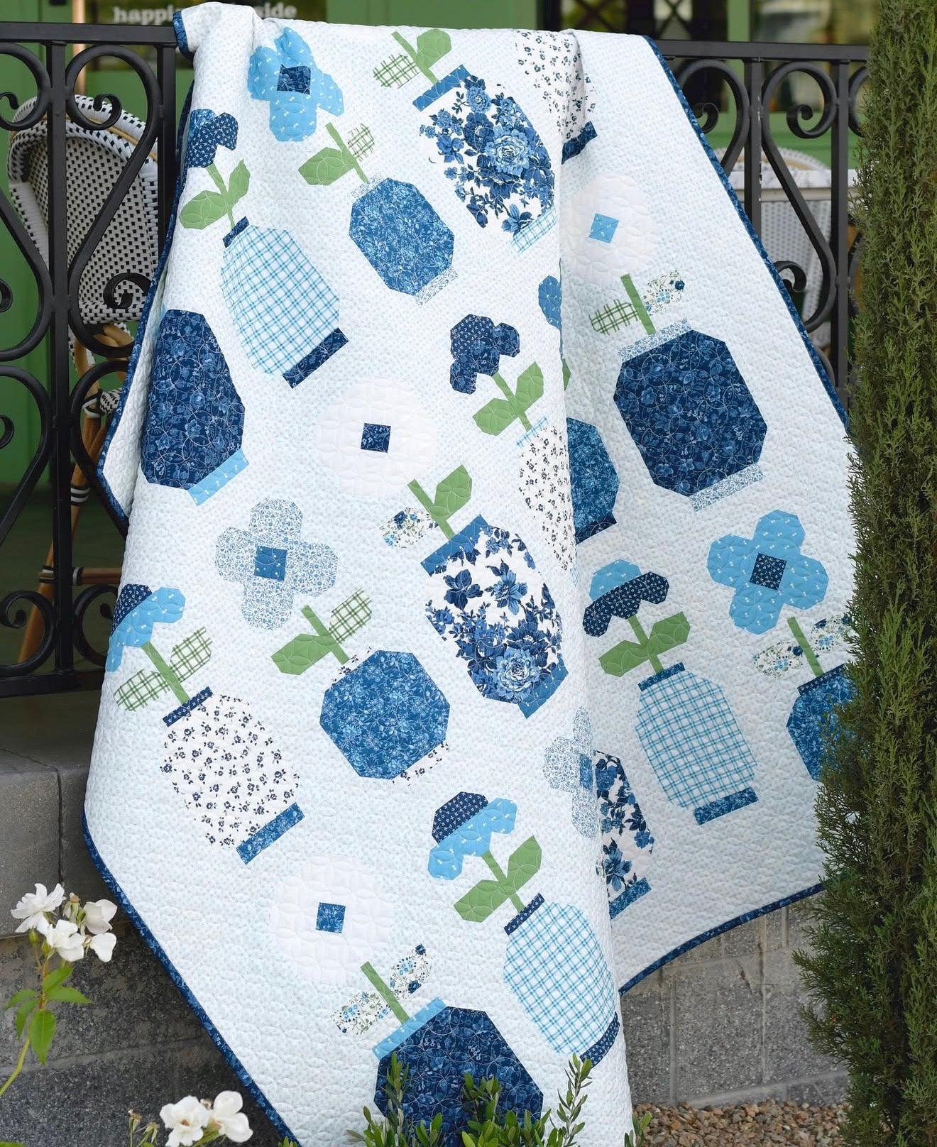 Ginger Jars Boxed Kit in Blueprint by Camille Roskelley