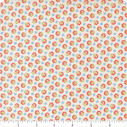 Rosie Whipped Cream Prairie Toss Yardage SKU# 35425-11 Fig Tree