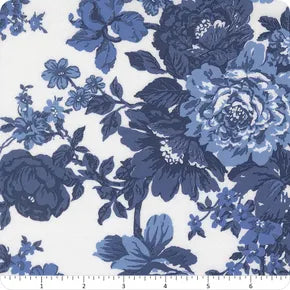 Ginger Jars Backing  in Blueprint by Camille Roskelley