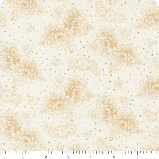 Rosie Whipped Cream Vintage Linen Yardage SKU# 35423-11 Fig Tree
