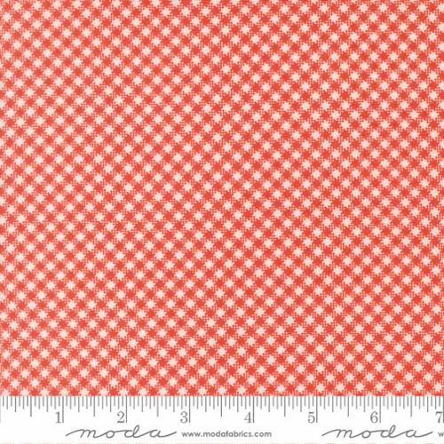 Rosie Strawberry Red Gingham Yardage SKU# 35427-24 Fig Tree