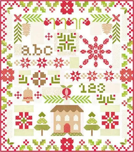 Twas the Night Before Christmas BOM Quilt Kit Featuring Buon Natale by Fig Tree Quilts