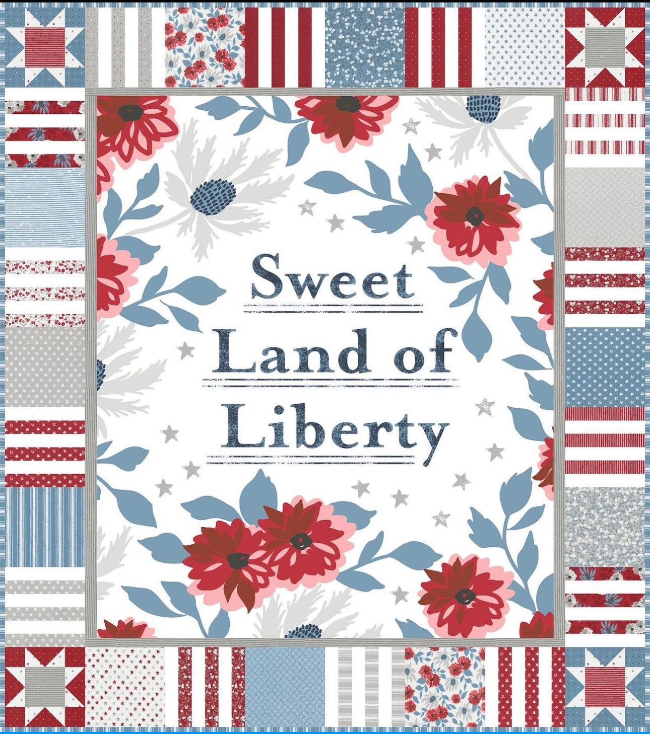 Sweet Land Quilt Kit- Old Glory by Lella Boutique