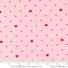 Lighthearted 108" Pink Heart Dot Yardage Wide Backing 108009-17