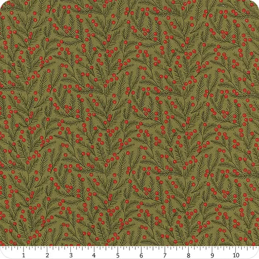 Berry & Pine Sage Pine Needles Yardage SKU# 5243-12