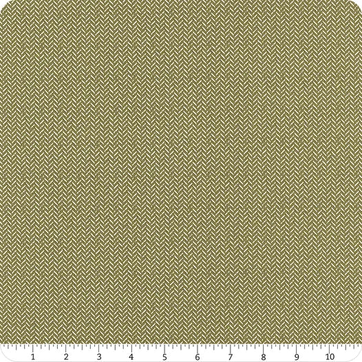 Berry & Pine Sage Yule Herringbone Yardage SKU# 5246-12