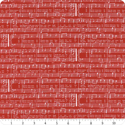 Berry & Pine Cranberry O Christmas Tree Yardage SKU# 5244-14