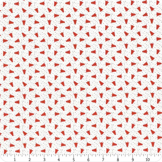 Berry & Pine Snow Little Trees Yardage SKU# 5245-11
