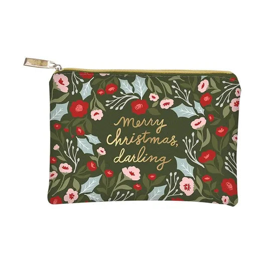 Berry and Pine Merry Christmas Darling Glam Bag