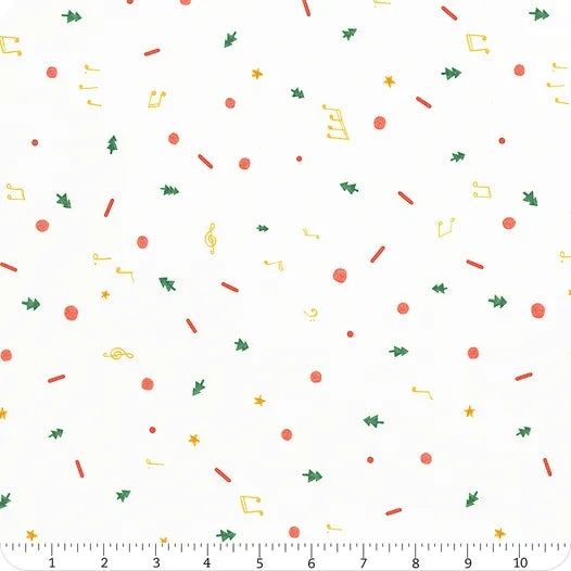 Tiny Christmas Snow Christmas Cookie Yardage SKU# 37137-11
