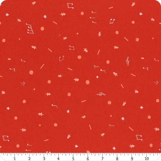 Tiny Christmas Christmas Red Christmas Cookie Yardage SKU# 37137-12