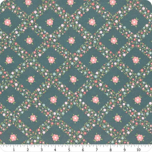 Rosemary Cottage Lake Trellis Yardage SKU 55311-15