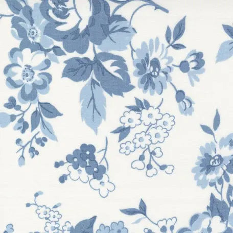 End of Bolt - 2 5/8 yard Wide Backing 108 - Dwell Lake Floral