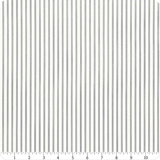 Nantucket Summer Cream and Navy Stripe Yardage SKU# 55267-11