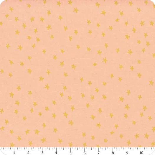 Starry Peach Yardage SKU# RS4109-68 by Ruby Star