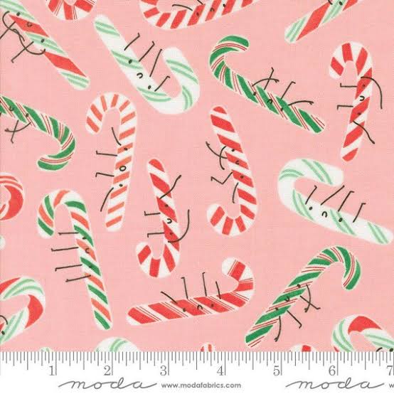 Tiny Christmas Christmas Cotton Candy Candy Cane Yardage SKU# 37134-15
