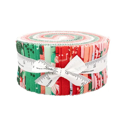 Tiny Christmas Jelly Roll Lizzy House Precut