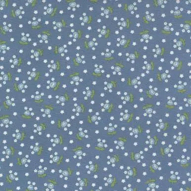 Nantucket Summer Lake Blue Fairground Yardage SKU# 55266-15