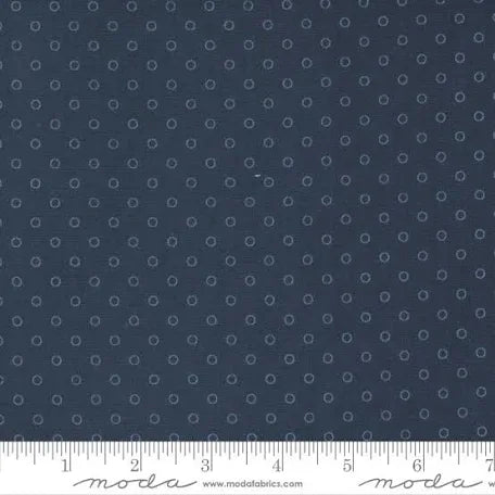 Nantucket Summer Smitten Dots Navy Yardage 55264 12