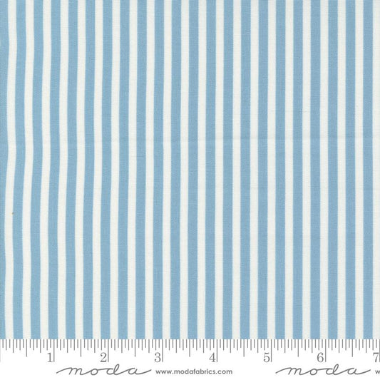 Shoreline Light Blue Stripe Yardage - 55305-12