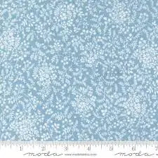 Shoreline Light Blue Breeze Small Floral Yardage - 55304 22