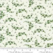 Shoreline Green Summer Small Floral Yardage - 55308 25