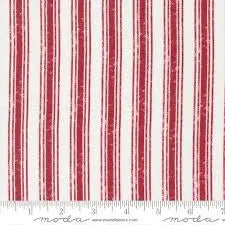 Old Glory Red Rural Stripe Yardage 5205 11