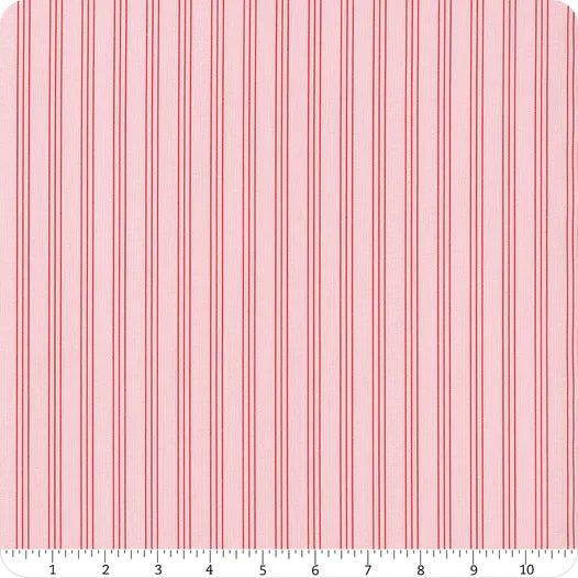 Lighthearted Light Pink Stripe Yardage 55296-17